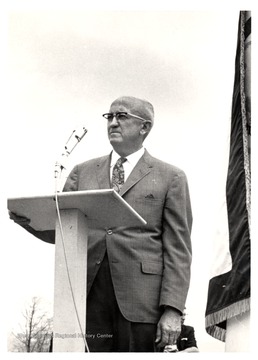 Kermit McKeever, WV Parks Director, Whitaker,Cass, WV; photograph from John P. Killoran, Promotion Officer, WV State Parks, Charleston, WV 25305.