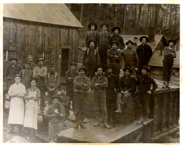 Made on Cheat Mountain, Pocahontas County, WV, which was operated by the Spruce Lumber Company, at Cass, WV. From Austin J. Sharp, Huntersville, W.V.