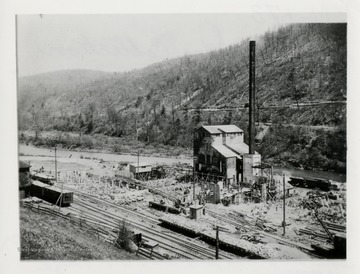 Early stage of mill construction.  