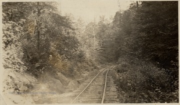 Part of the Pickens and Webster Spring Railroad on Little Sugar Creek in Webster County.