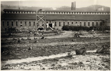 Cleared out area and mill.  Rainelle, W.V.