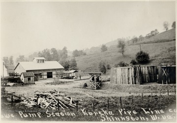 Station and storage tanks.