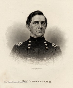 Engraving of Major General E.R.S Canby.