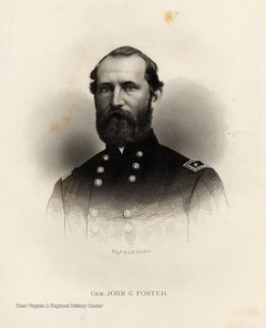 Engraving of General John G. Foster by A.H. Ritchie.