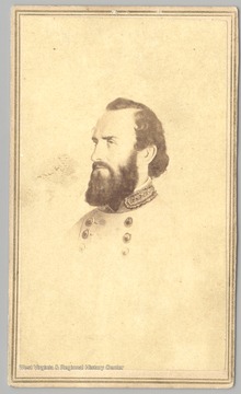 Portrait of Stonewall Jackson.