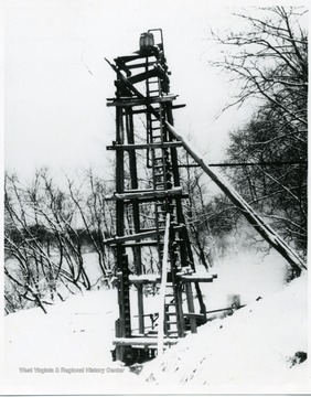 A salt well derrick.