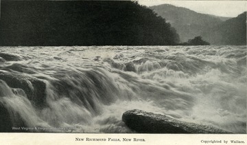 Pounding rapids move down the river.