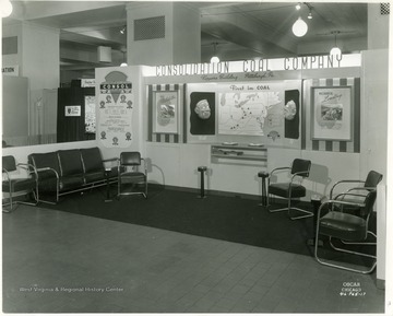 Consolidated Coal Co. display at the National Pm. [sic] Agents Convention in Chicago, 1946. 