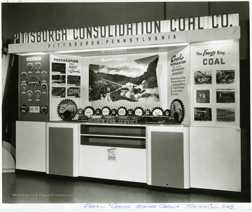 Pittsburgh Consolidation Coal Co. exhibit shows the Consol washed coals.  