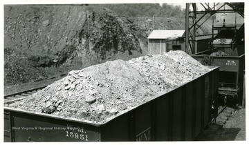 Car filled by the machine on the right.