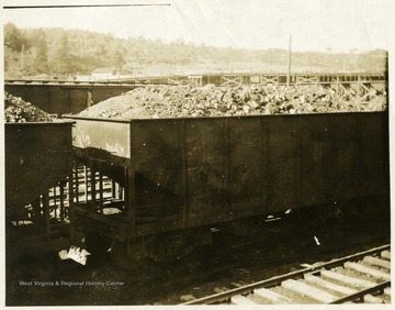 Coal car at the No. 34 Mine. 