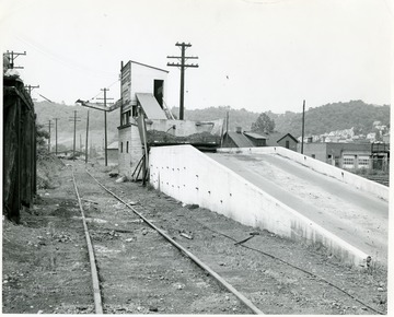 An unidentified coal loading station.