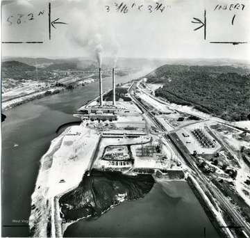 The industrial plant pictured is potentially located near Parkersburg, W. Va.  The plant near Parkersburg is now a Du Pont plant.