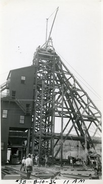 Headframe at 11 A.M.