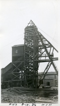 Headframe at 10 A.M.