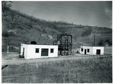 Side shot of the transformer at Jamison No. 9 Mine.