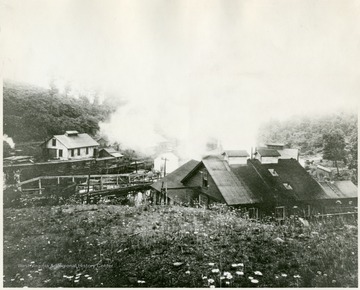 'Eckhart mine located between Cumberland and Frostburg, Maryland. This was the first railroad shipping mine in America. it was opened in 1842 when the B&amp;O railroad reached Cumberland, Maryland's George's Creek Coal field. This mine and James Otis Watson's mine opened at Fairmont, Virginia in 1852 were the nucleuses of the Pittsburgh Consolidation Coal Company. This was the first mine in America to be located on a railway.'