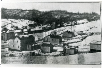 Mining town of Lochgelly in the Winter.