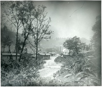 Miner's houses, coke ovens, and tipple at Richard, W. Va.