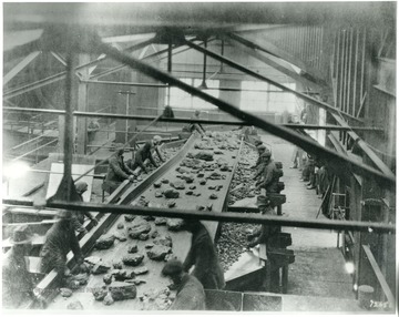 Bone pickers at a Pocahontas coalfield tipple.