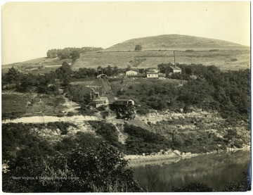 Consolidation Coal Co. O'Donnell No. 57 on East side of Monongahela River opposite Fairmont, W. Va., Palatine Knob.