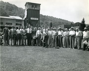 Breaking ground at Williams Mine.