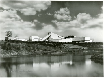 View of the plant from across river. 