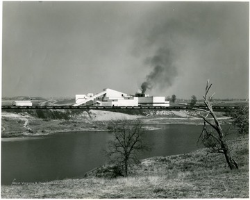 View of the plant from across river. 