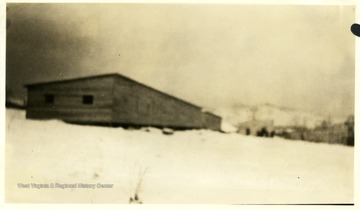 Wooden barracks at Viropa.