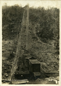 Tracks going up mountain at Besoco, W. Va.