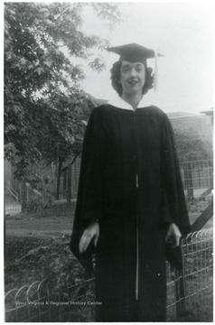 A portrait of Megan Pinkhard, Director of Scott's Run Settlement, 1943-44.