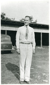 'Rev. Lee Klaer, Presbyterian Student Minister and the Mountaineer Mining Mission Minister. He came after Rev. French retired. Westminister Fund Poster.  Founder of Chestnut Ridge Camp. First named Mountaineer Mining Mission or later the Presbyterian Neighborhood Services, P.N.S. For History See A&amp;M 2491 (S.C.).'