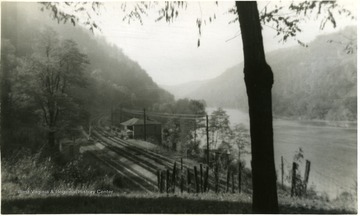 Picture shows the Chesapeake and Ohio section foreman's house.