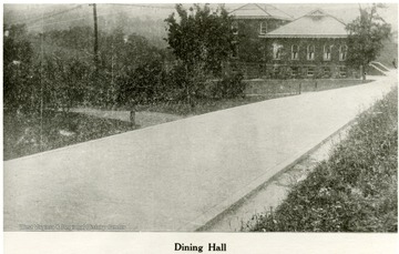 View of the Dining Hall at the W. Va. Industrial School for Boys.