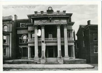 Exterior of the Elks Home in Wheeling, West Virginia.