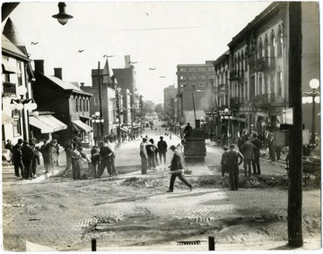 'Looking down High St. from Willey St.'