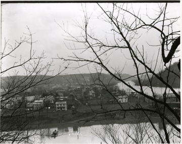 Town near the Monongahela River, possibly Point Marion, Pennsylvania.