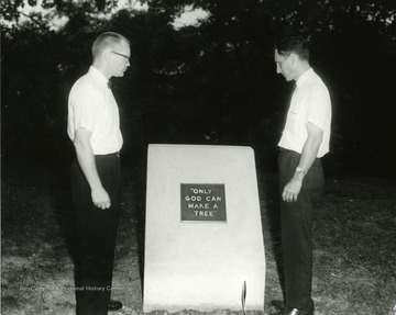 Reverend James Ross is on the right.