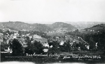 A photo of Decker's Creek Valley taken from Richwood Avenue looking Southeast.