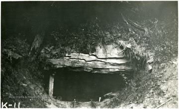 Opening of the Wagon and Truck Mine located about opposite the mouth of Camp Branch west of Dingess.