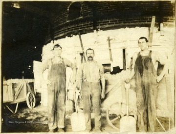 Roy Warner on right, Rome Dean on left, and the man in the middle is unknown.