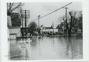 'Looking up Viand Street from Legion Building.'