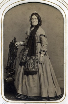 Portrait of Elizabeth Jackson from the George W. Jackson family photo album.