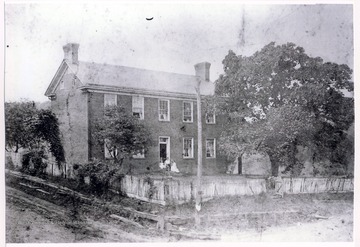 The house is on the corner of Virginia Avenue and Route 50.