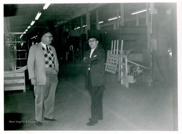 Joe Nicewanner on left and Joff Rolland on right, they are from Bridgeport, W. Va.