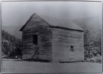 The barn is the location "where the first Church services in Webster County were held in 1833."