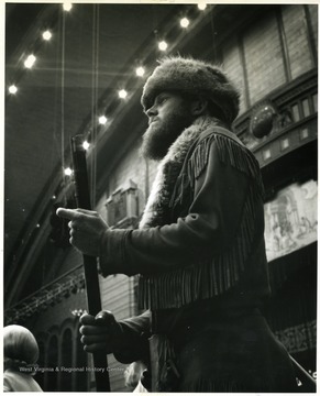 The Liberty Bowl, where WVU played Utah, took place in Convention Hall, Atlantic City, New Jersey. "The impressive figure of the WVU Mountaineer looks somewhat grim, yet stately, as the Utah football team proves they were really ready for the Liberty Bowl."