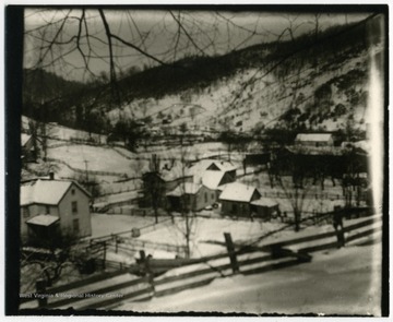 View of the central village of Helvetia as seen from the parsonage.