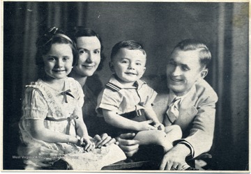 "Cowboy" Loye Pack and family, including his 2 year old son, Gerald Malcolm Pack. Performed at WWVA Wheeling or WMMN Fairmont.