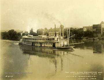 U.S.L.H.S. Greenbrier, vessel built by The Charles Ward Engineering Works in Charleston, West Virginia.